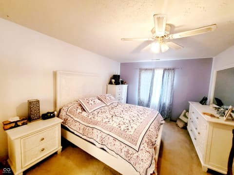 Primary bedroom at 8439 Chapel Pines Drive, Indianapolis, IN