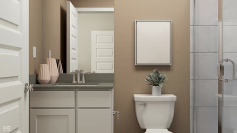 Primary bathroom at 16693 Reed Drive, Westfield, IN