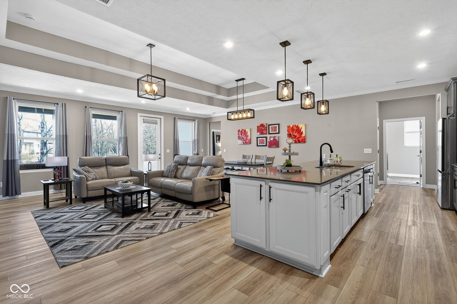 Modern open-concept living with designer finishes and natural light.