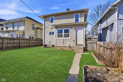 Backyard at 3915 N Capitol Avenue, Indianapolis, IN