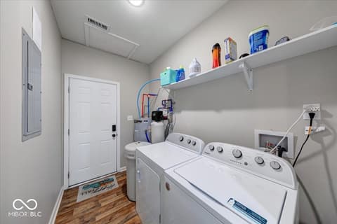 Laundry room at 1616 Quill Street, Indianapolis, IN
