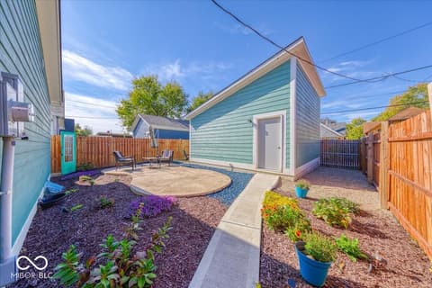 Yard at 1616 Quill Street, Indianapolis, IN