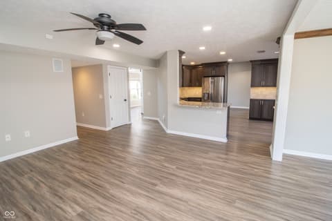 Family room at 10845 Independence Way, Carmel, IN