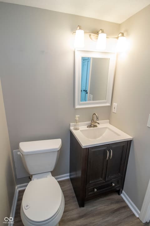 Bathroom at 10845 Independence Way, Carmel, IN