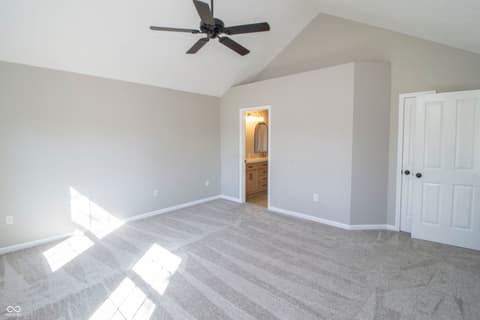 Primary bedroom at 10845 Independence Way, Carmel, IN
