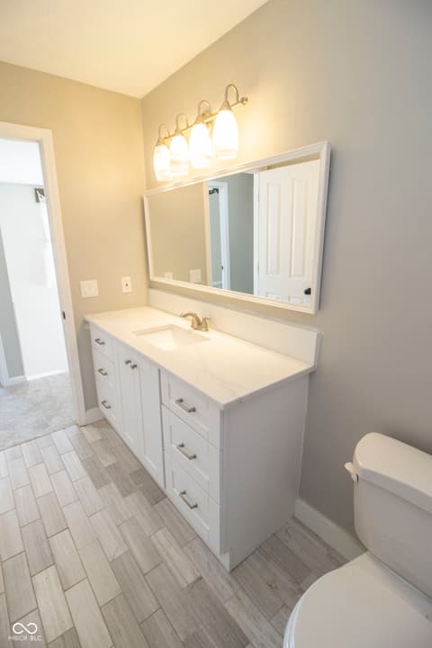 Bathroom at 10845 Independence Way, Carmel, IN
