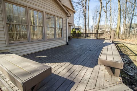Backyard at 10845 Independence Way, Carmel, IN