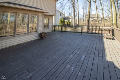 Backyard at 10845 Independence Way, Carmel, IN