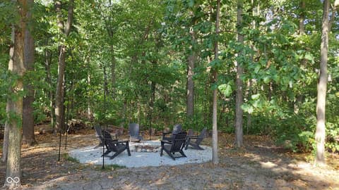 Outdoor living area at 10845 Independence Way, Carmel, IN