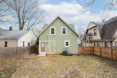 Backyard at 3914 N Capitol Avenue, Indianapolis, IN