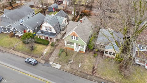 Aerial view at 3914 N Capitol Avenue, Indianapolis, IN