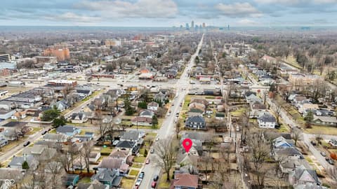 Aerial view at 3914 N Capitol Avenue, Indianapolis, IN