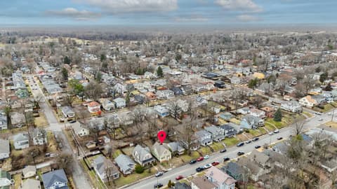 Aerial view at 3914 N Capitol Avenue, Indianapolis, IN