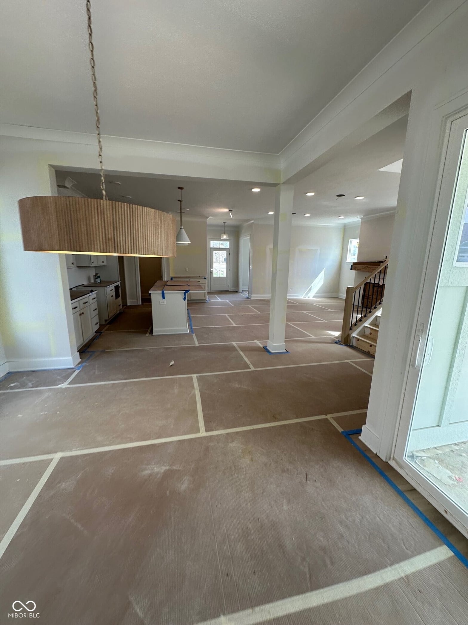 Bright open-concept family room with premium finishes.