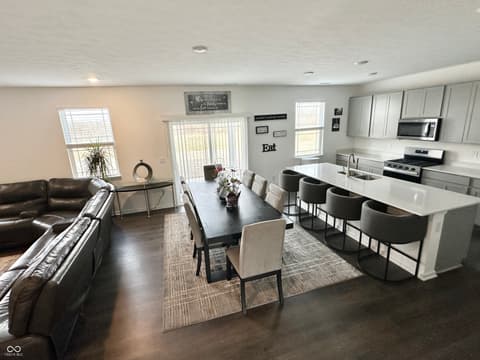 Dining room at 2698 Nampa Drive, Whitestown, IN
