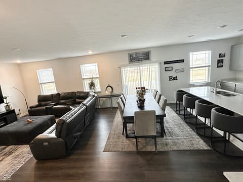 Dining room at 2698 Nampa Drive, Whitestown, IN