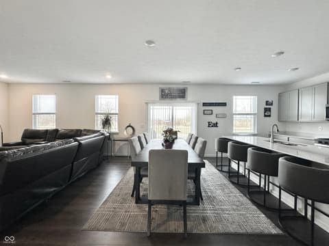 Dining room at 2698 Nampa Drive, Whitestown, IN