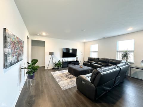 Living room at 2698 Nampa Drive, Whitestown, IN