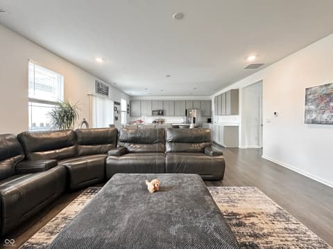 Living room at 2698 Nampa Drive, Whitestown, IN