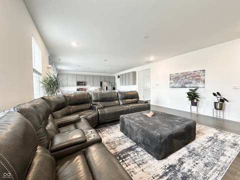 Living room at 2698 Nampa Drive, Whitestown, IN