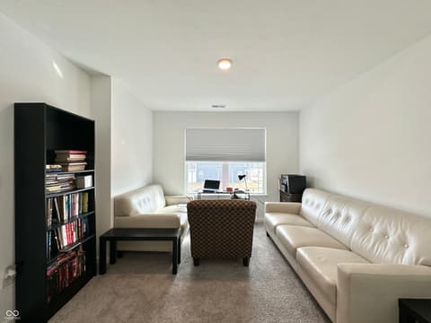 Living room at 2698 Nampa Drive, Whitestown, IN