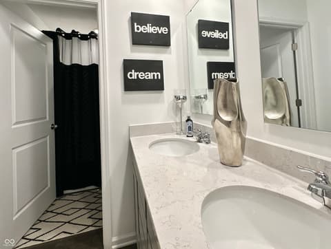 Bathroom at 2698 Nampa Drive, Whitestown, IN