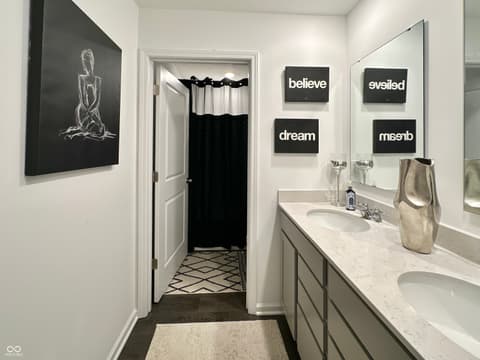 Bathroom at 2698 Nampa Drive, Whitestown, IN