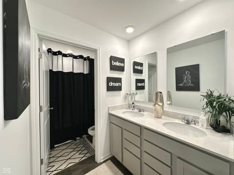 Bathroom at 2698 Nampa Drive, Whitestown, IN