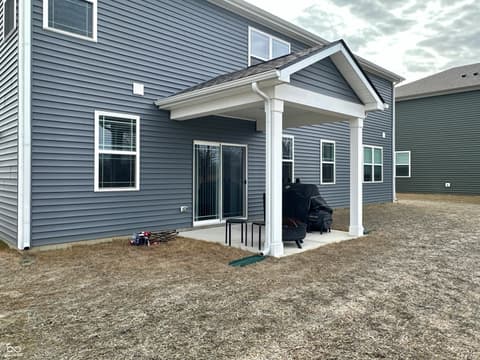 Backyard at 2698 Nampa Drive, Whitestown, IN