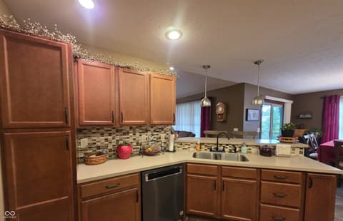 Kitchen at 201 S Westwood Drive, Westport, IN