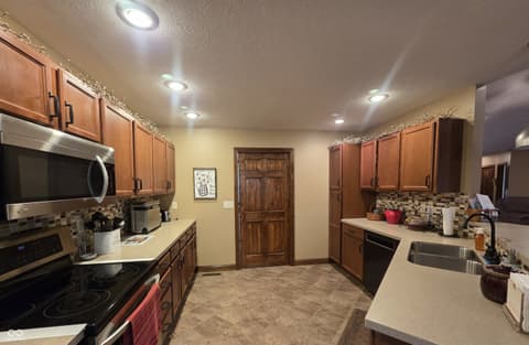 Kitchen at 201 S Westwood Drive, Westport, IN