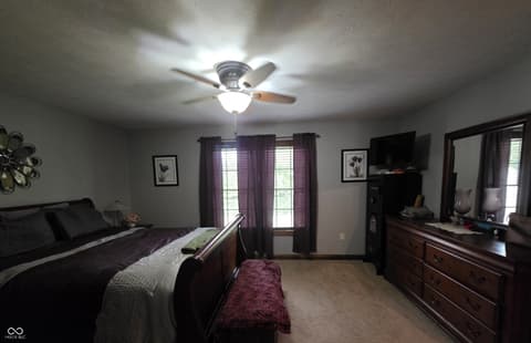 Primary bedroom at 201 S Westwood Drive, Westport, IN