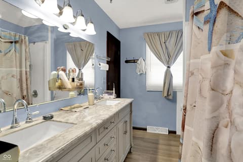 Bathroom at 5975 Lafayette Street, Clayton, IN