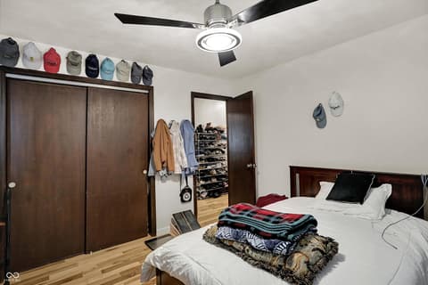 Bedroom at 5975 Lafayette Street, Clayton, IN