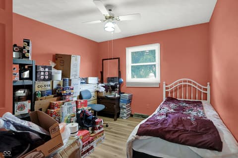 Bedroom at 5975 Lafayette Street, Clayton, IN
