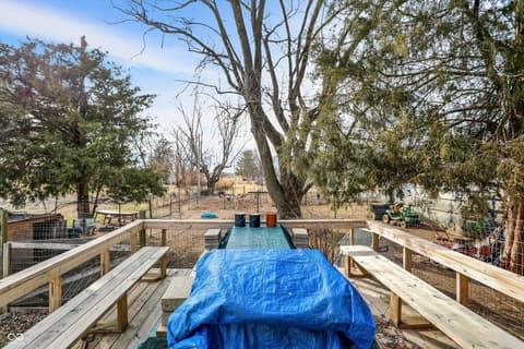 Outdoor living area at 5975 Lafayette Street, Clayton, IN