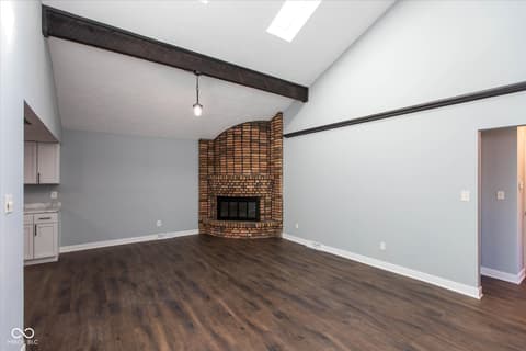 Living room at 4829 Dancer Drive, Indianapolis, IN
