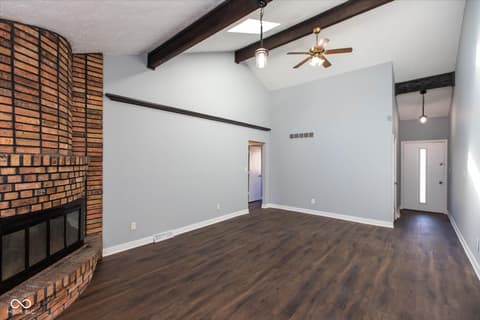 Living room at 4829 Dancer Drive, Indianapolis, IN