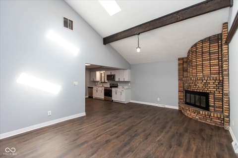Living room at 4829 Dancer Drive, Indianapolis, IN