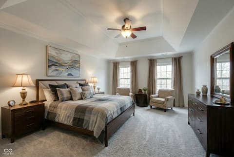 Primary bedroom at 72 Ashbourne Drive, Noblesville, IN