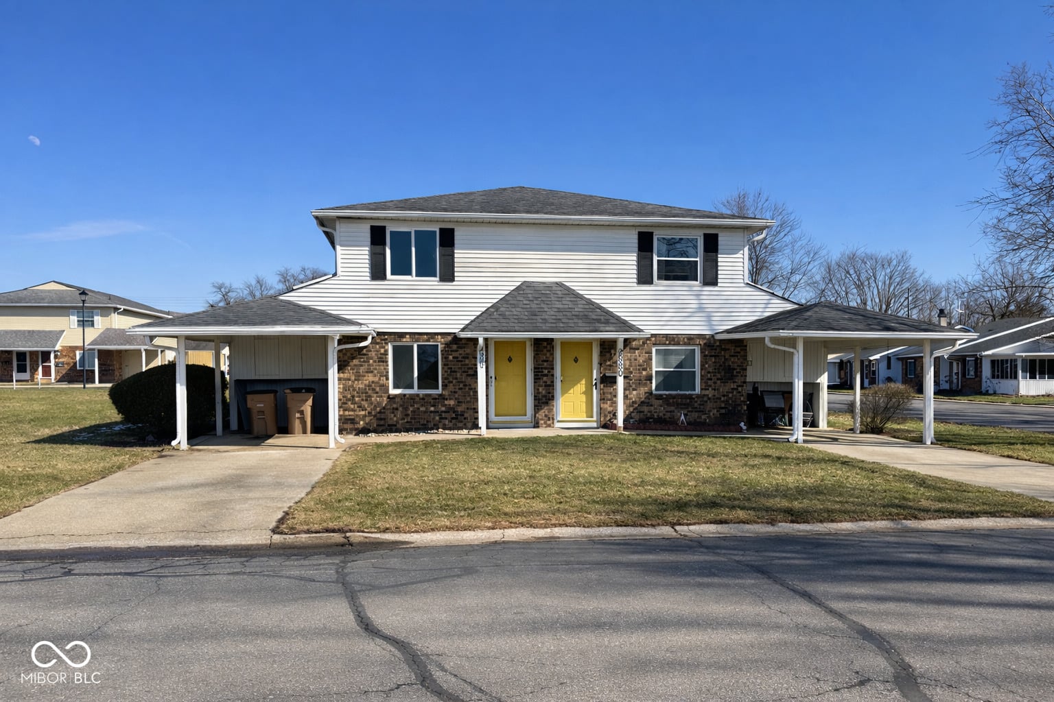 Front exterior at 2872 Two Worlds Drive, Columbus, IN