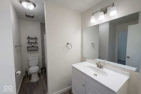 Primary bathroom at 2872 Two Worlds Drive, Columbus, IN
