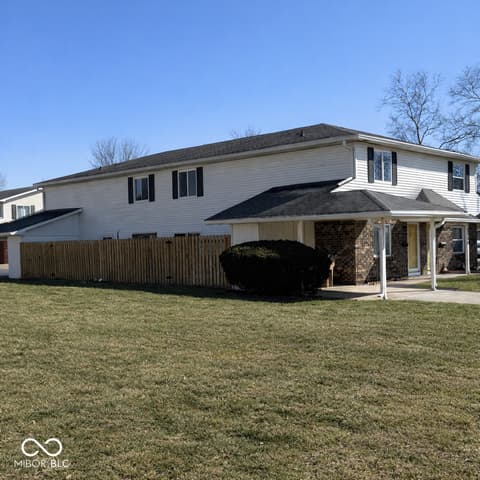 Side exterior at 2872 Two Worlds Drive, Columbus, IN