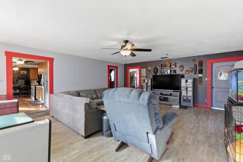 Living room at 1731 S Arlington Avenue, Indianapolis, IN