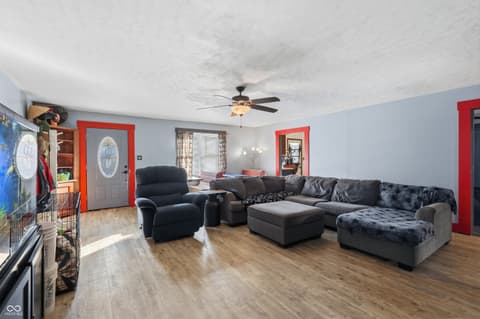 Living room at 1731 S Arlington Avenue, Indianapolis, IN