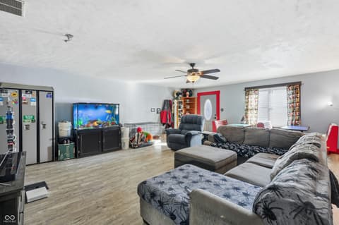 Living room at 1731 S Arlington Avenue, Indianapolis, IN