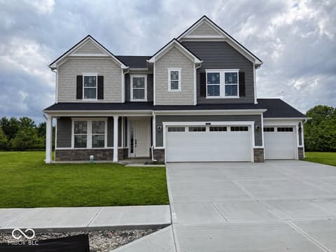 Front exterior at 1291 Stayview Road, Westfield, IN