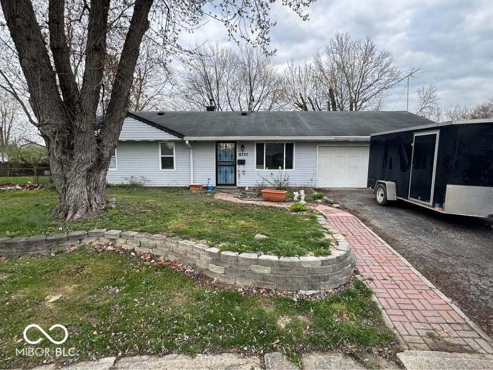 Front exterior at 8757 Routiers Court, Indianapolis, IN