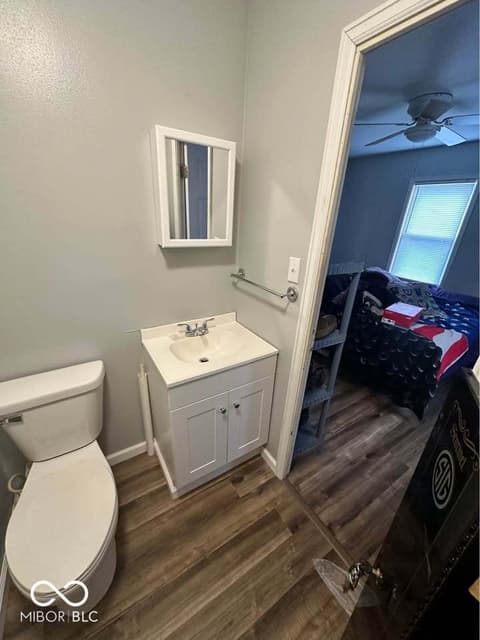 Bathroom at 8757 Routiers Court, Indianapolis, IN