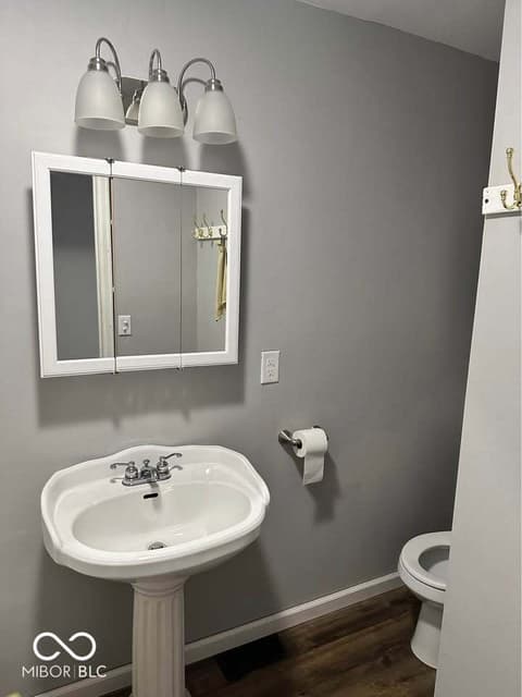 Bathroom at 8757 Routiers Court, Indianapolis, IN